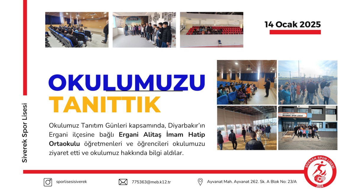 Siverek Spor Lisesi Okul Tanıtım Günleri